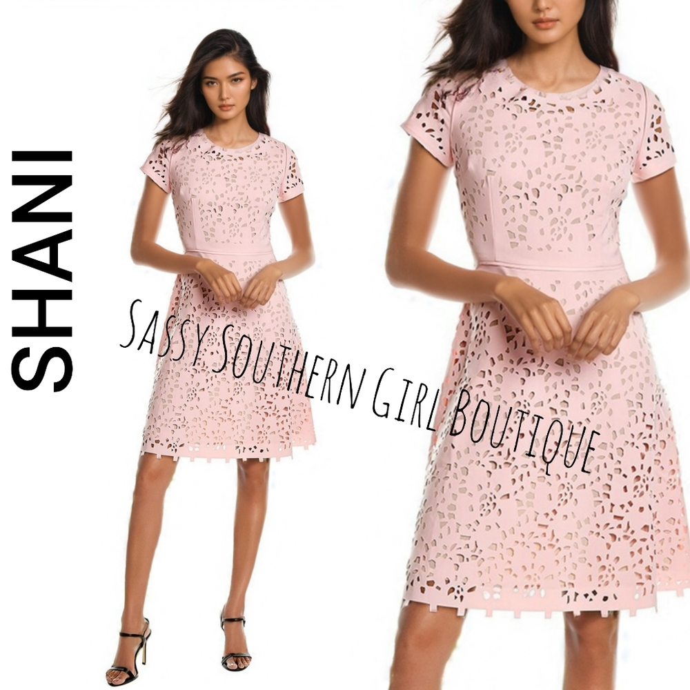 🆕⭐ Focus by SHANI pink cutout dress